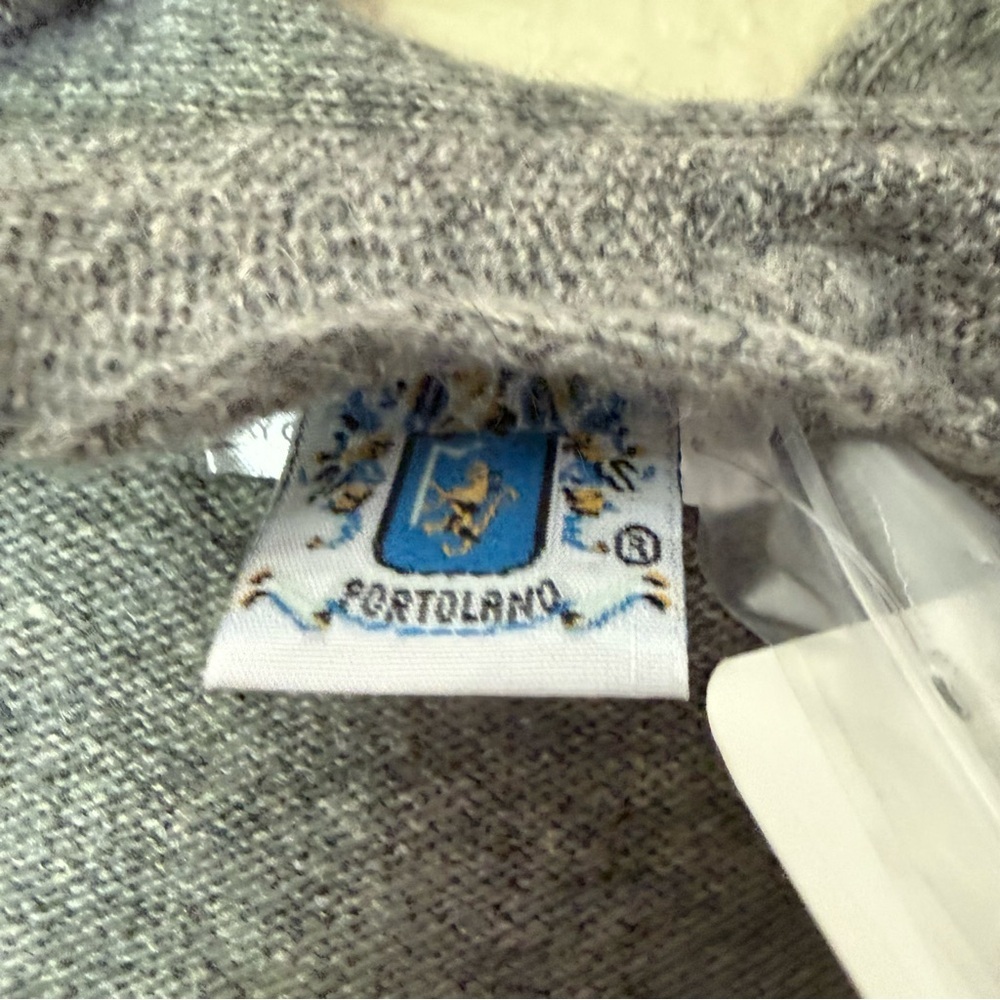 Portolano Gray Ruffled Cardigan - Picture 3 of 6